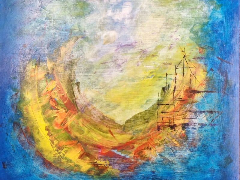 Danielle Depeursinge de Villars-le-terroir expose ses oeuvrs. Celle-ci seront à admirer jusqu'à fin mai